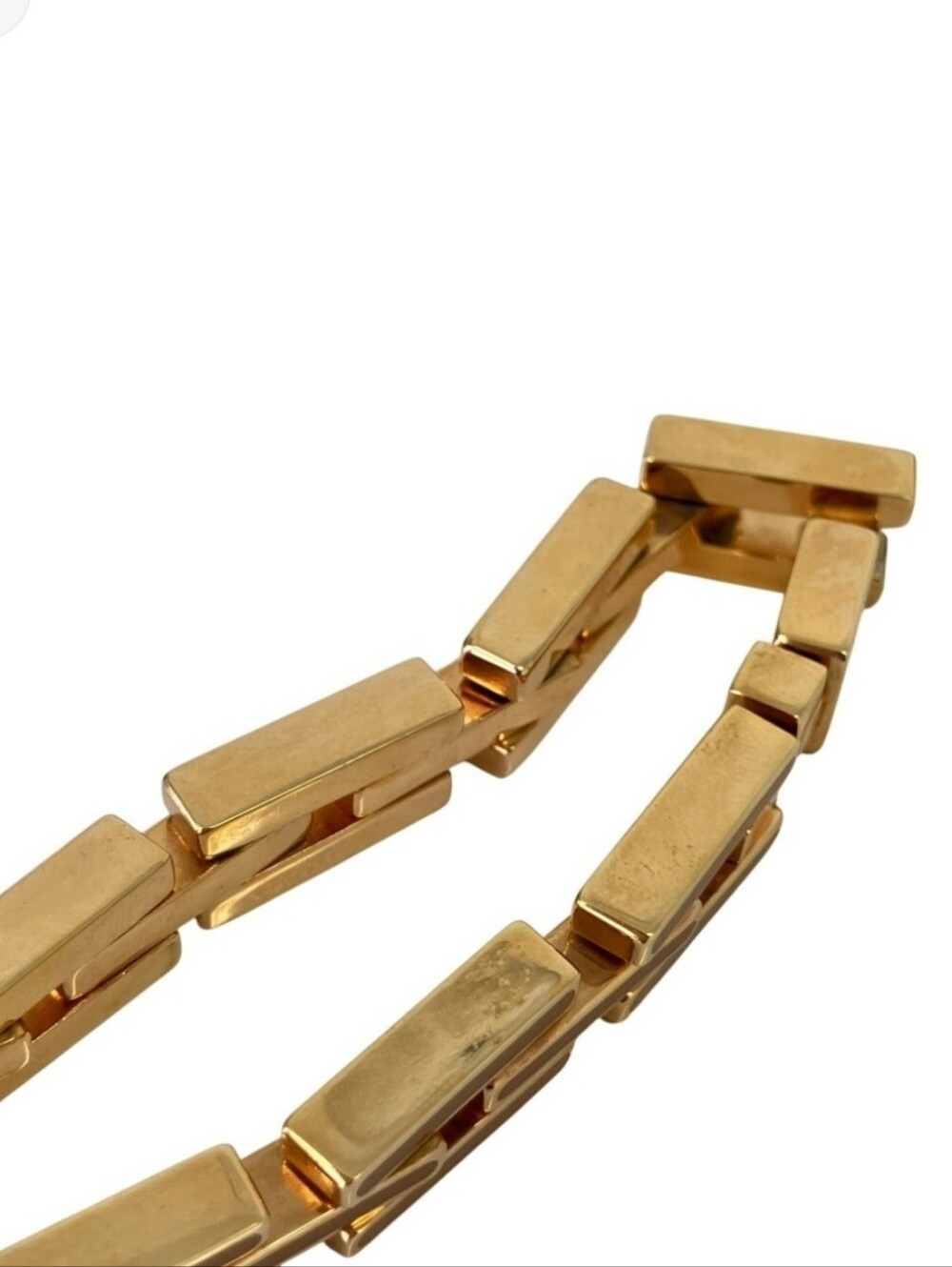 Prada Orange And Gold Link Bracelet - Picture 4 of 15